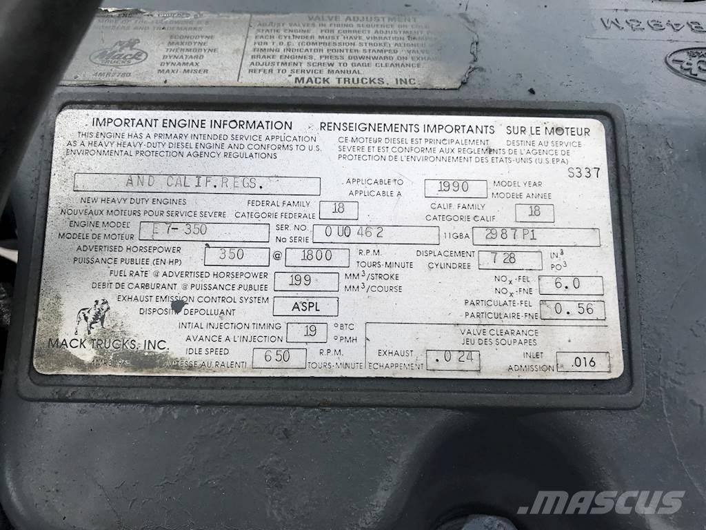 Mack E7-350 Κινητήρες