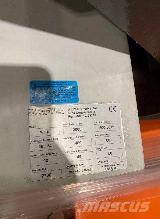 Weima WL 6 Πριονιστήρια