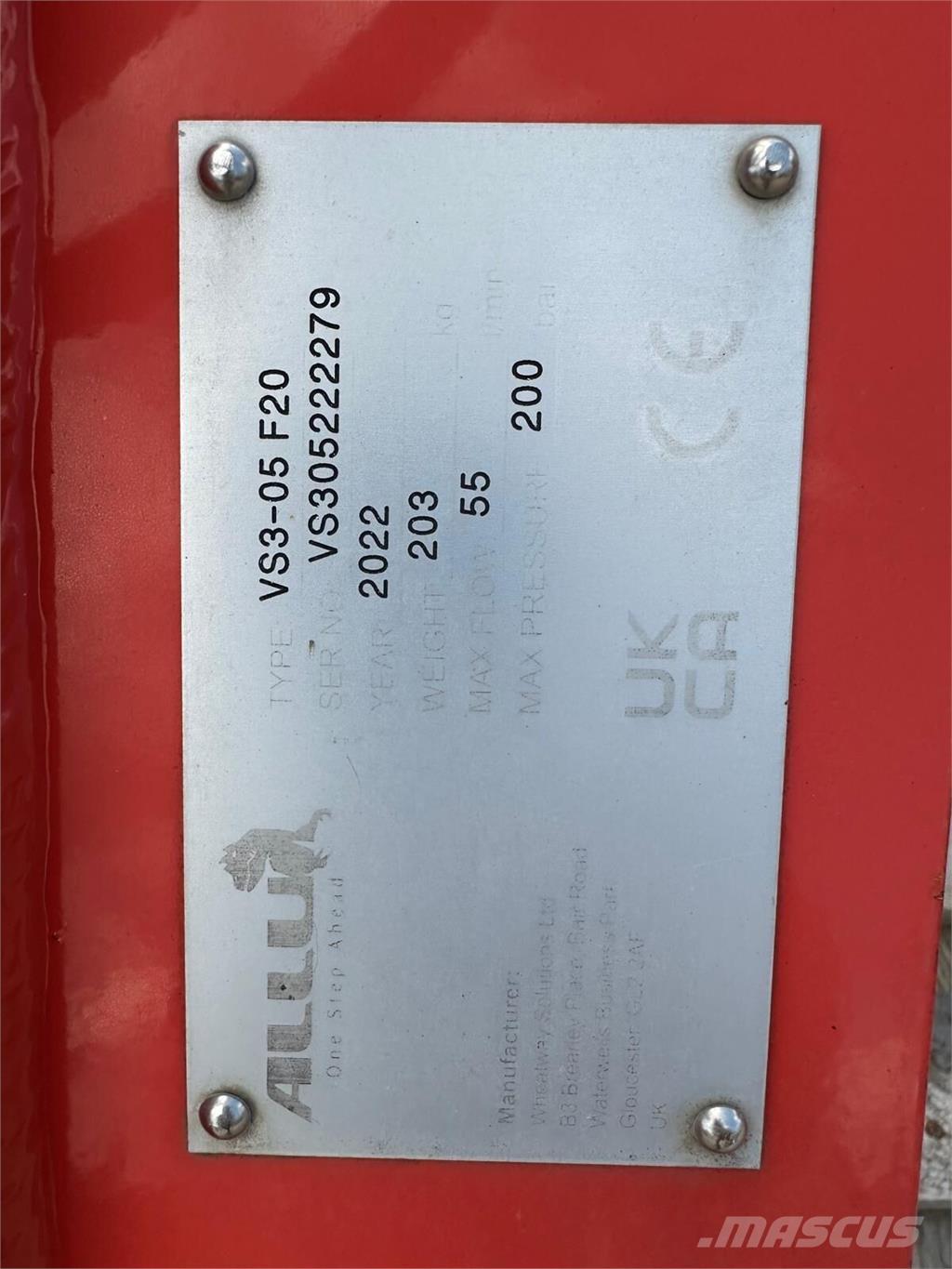 Allu VS 3-05 Κατασκευές - Άλλα