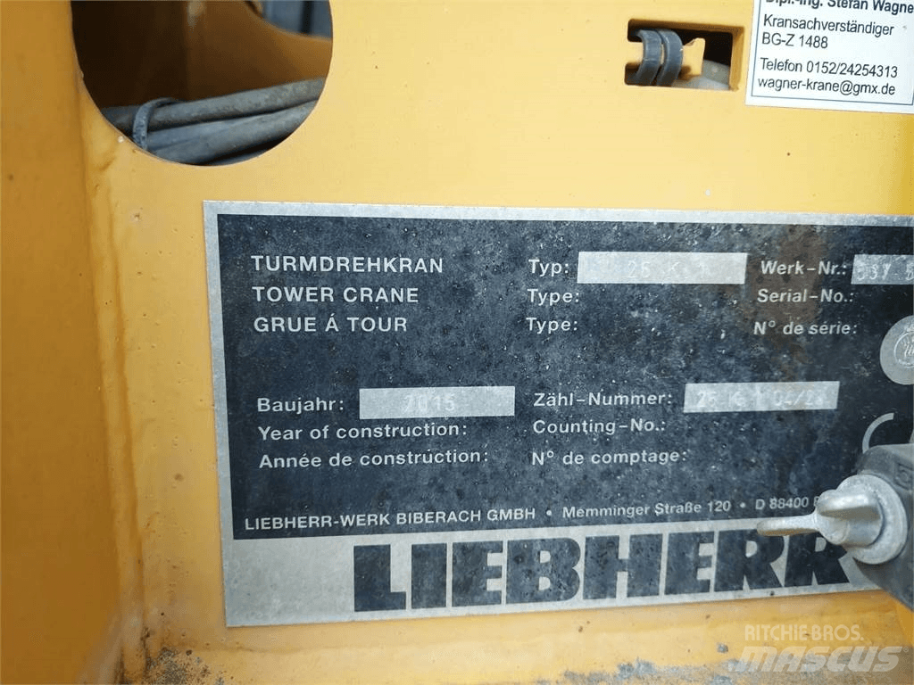 Liebherr 26K.1 Κατασκευές - Άλλα
