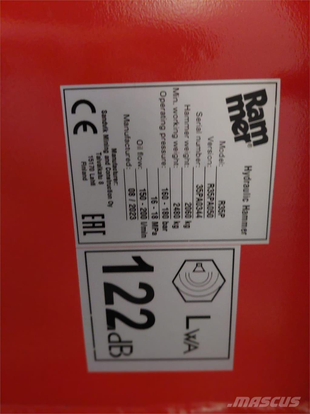 Rammer R35P Κατασκευές - Άλλα