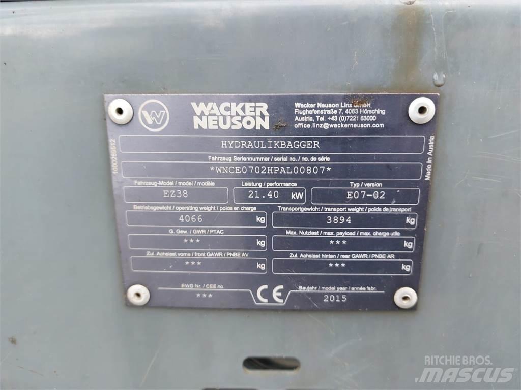 Wacker Neuson EZ38 Εκσκαφείς με ερπύστριες