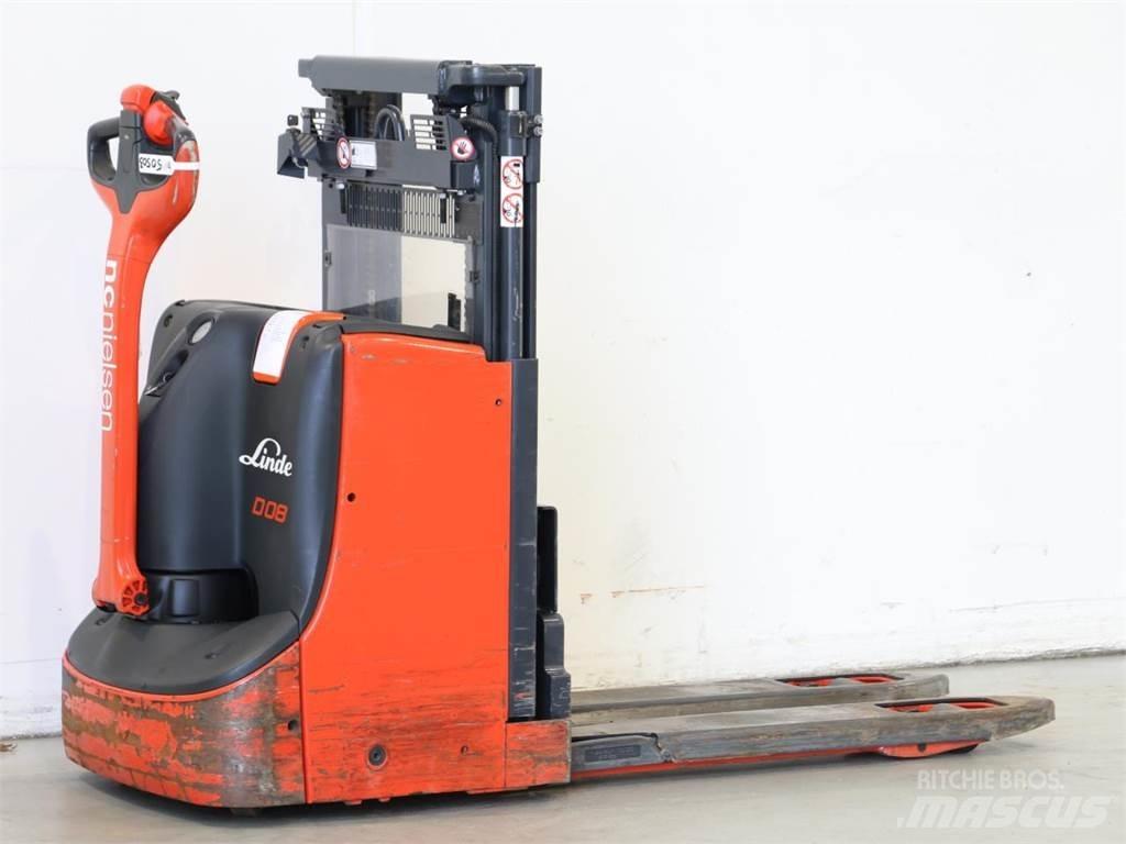 Linde D08/1160 Παλετοφόρα πεζού χειριστή με ιστό