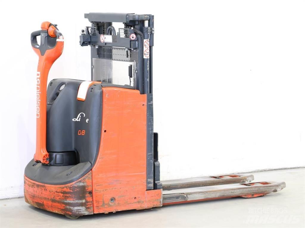 Linde D08/1160-00 Παλετοφόρα πεζού χειριστή με ιστό