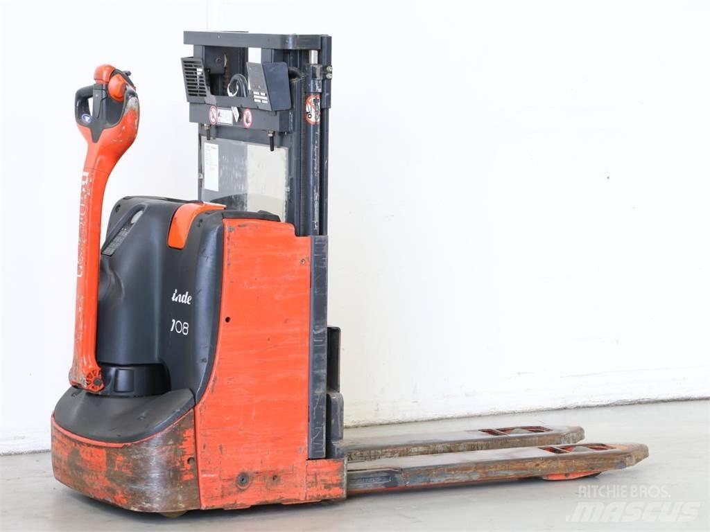 Linde D08/1160-00 Παλετοφόρα πεζού χειριστή με ιστό