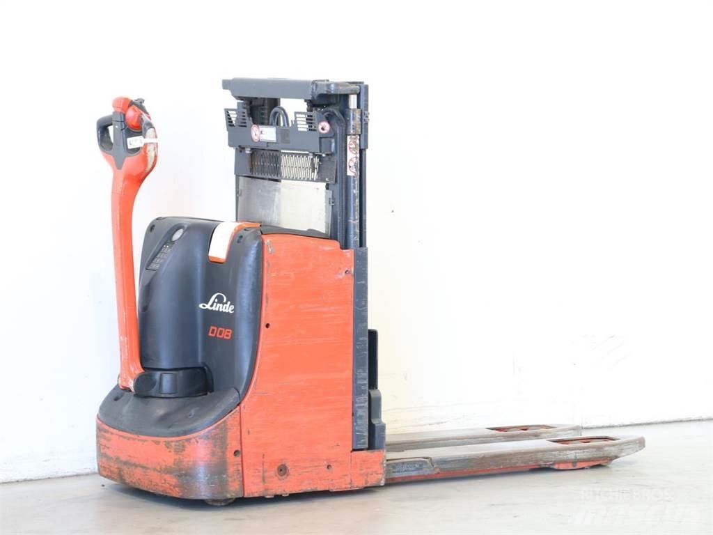 Linde D08/1160-00 Παλετοφόρα πεζού χειριστή με ιστό