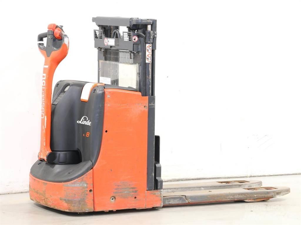 Linde D08/1160-00 Παλετοφόρα πεζού χειριστή με ιστό