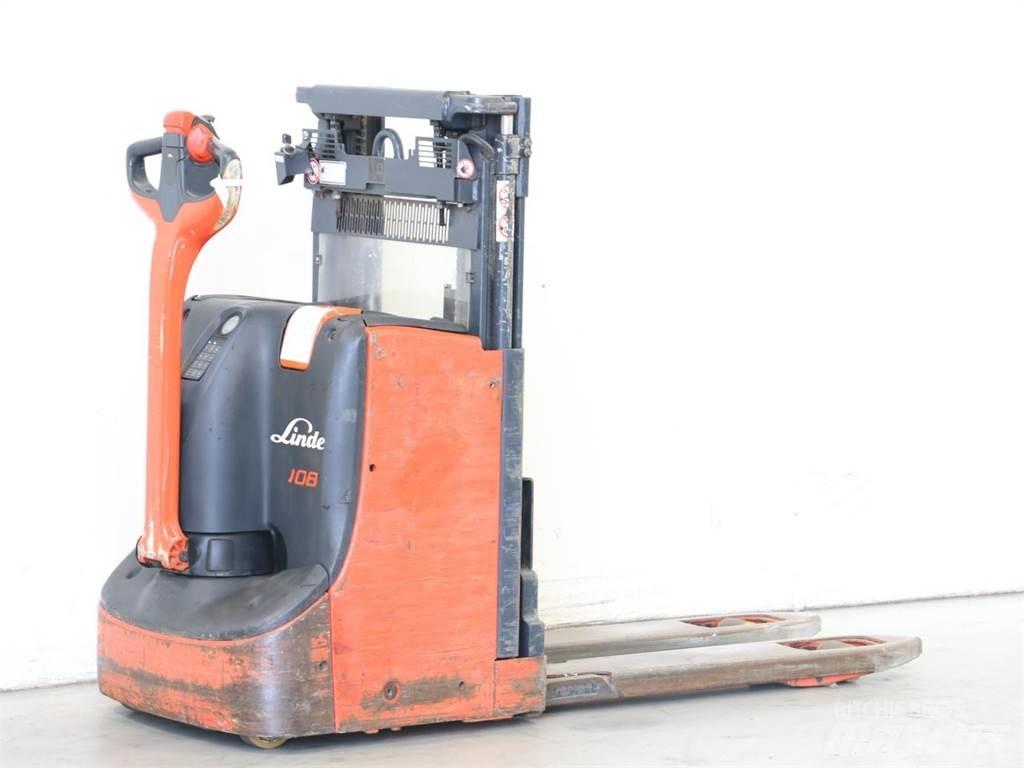 Linde D08/1160-00 Παλετοφόρα πεζού χειριστή με ιστό