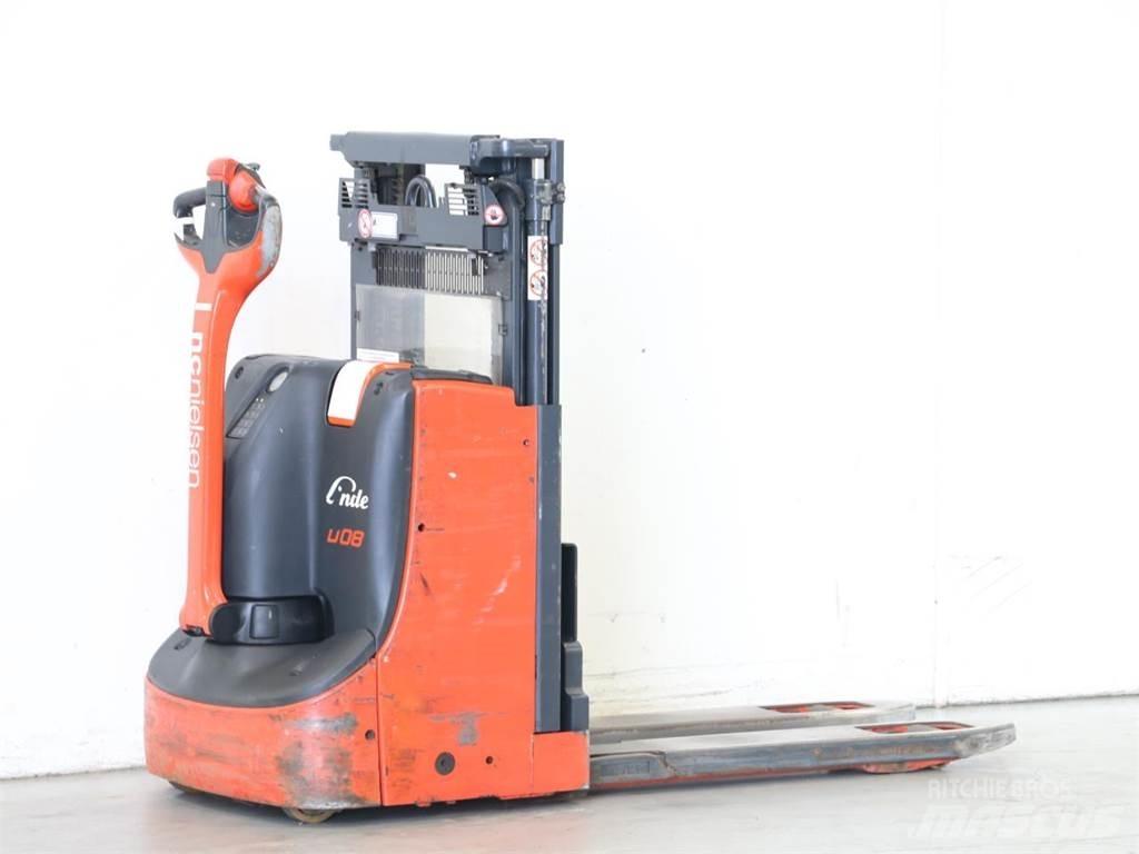 Linde D08/1160-00 Παλετοφόρα πεζού χειριστή με ιστό