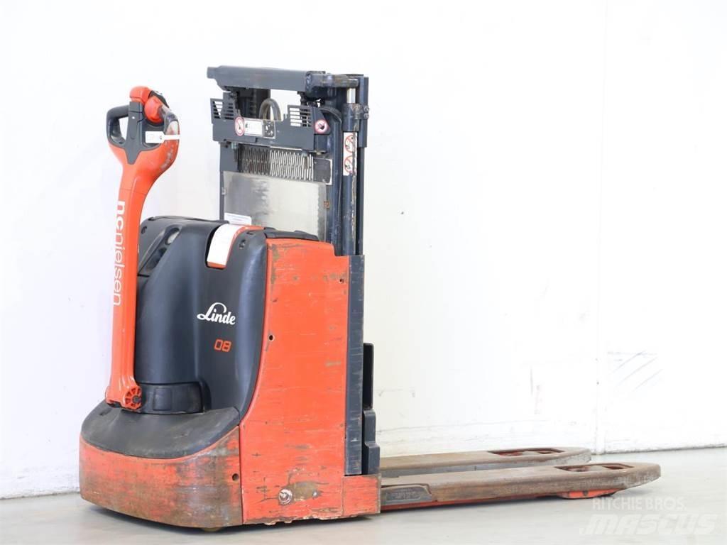 Linde D08/1160-01 Παλετοφόρα πεζού χειριστή με ιστό