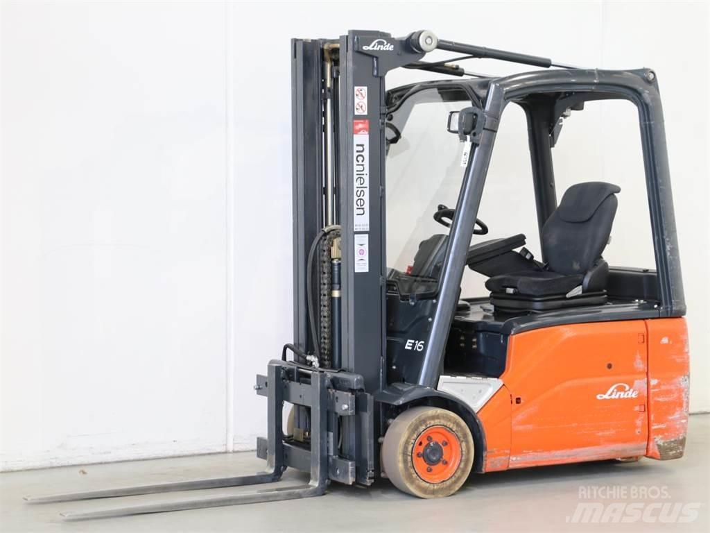 Linde E16/386-01 Ηλεκτρικά περονοφόρα ανυψωτικά κλαρκ