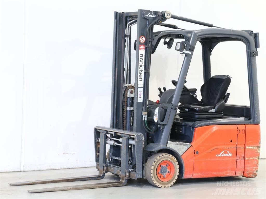 Linde E16/386-01 Ηλεκτρικά περονοφόρα ανυψωτικά κλαρκ