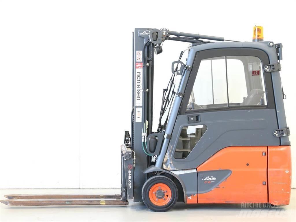 Linde E16/386-02 EVO Ηλεκτρικά περονοφόρα ανυψωτικά κλαρκ