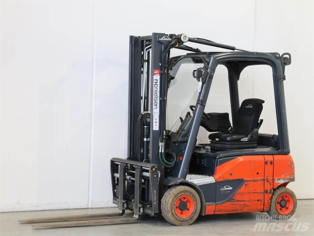 Linde E16P/386-02 Ηλεκτρικά περονοφόρα ανυψωτικά κλαρκ