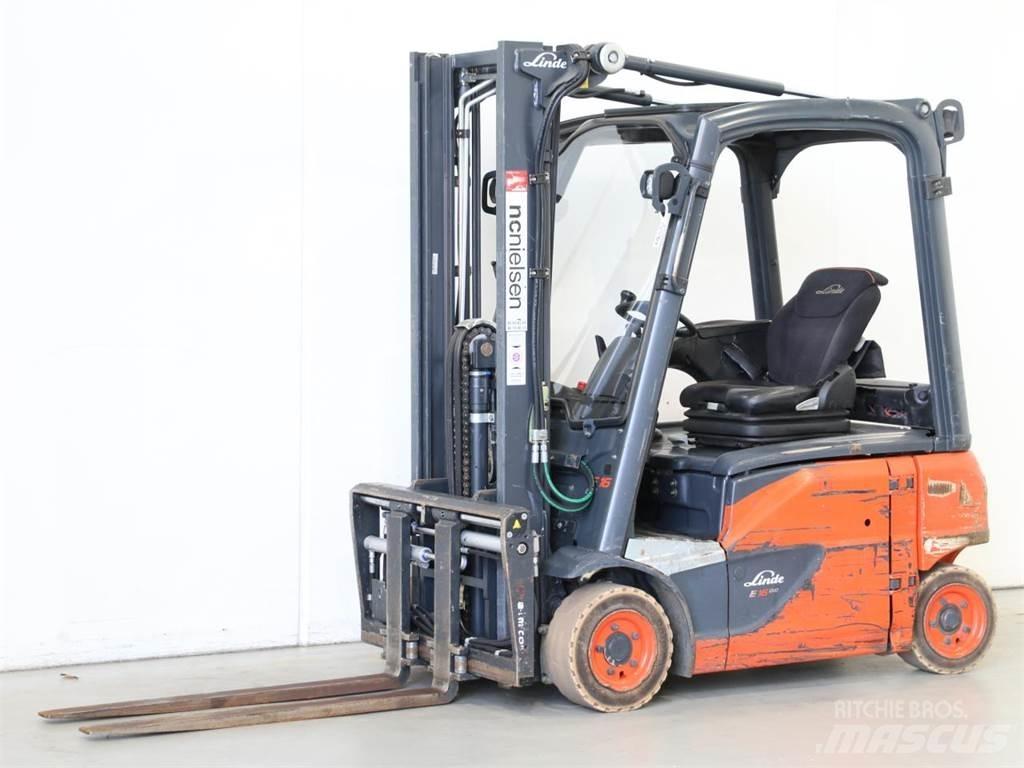 Linde E16P/386-02 Ηλεκτρικά περονοφόρα ανυψωτικά κλαρκ