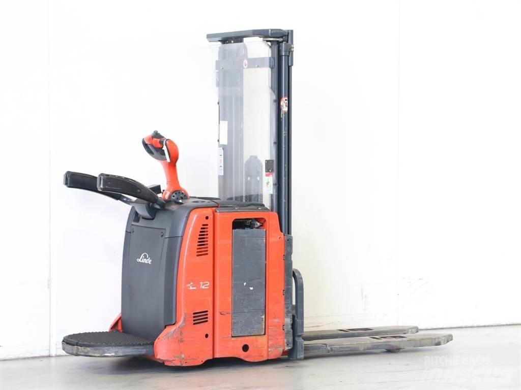 Linde L12AP/133 Παλετοφόρα πεζού χειριστή με ιστό