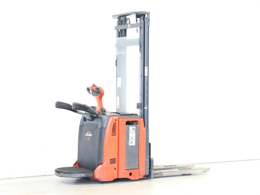 Linde L12AP/133-00 Παλετοφόρα πεζού χειριστή με ιστό