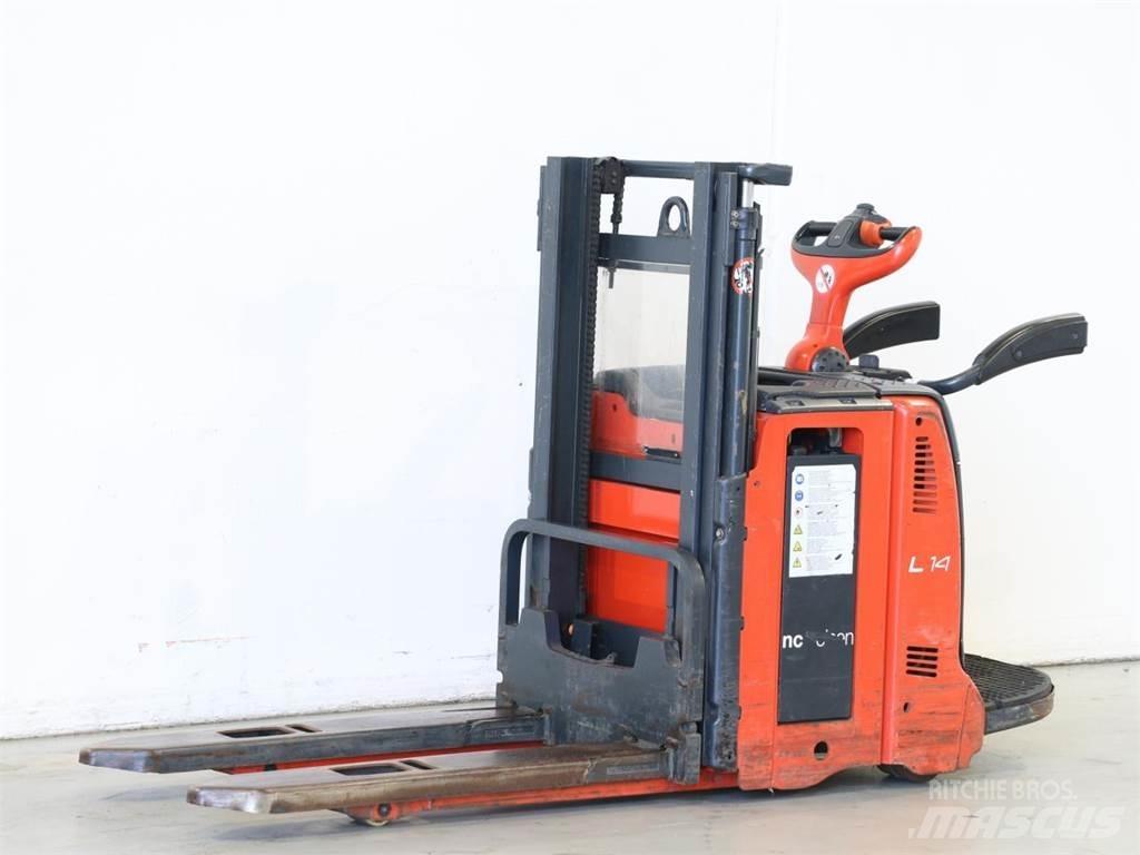 Linde L14AP/133 Παλετοφόρα πεζού χειριστή με ιστό