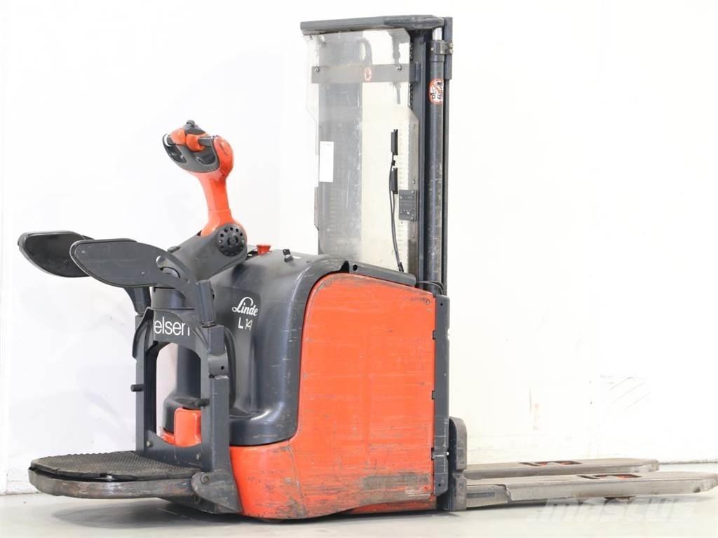 Linde L14AP/372 Παλετοφόρα πεζού χειριστή με ιστό