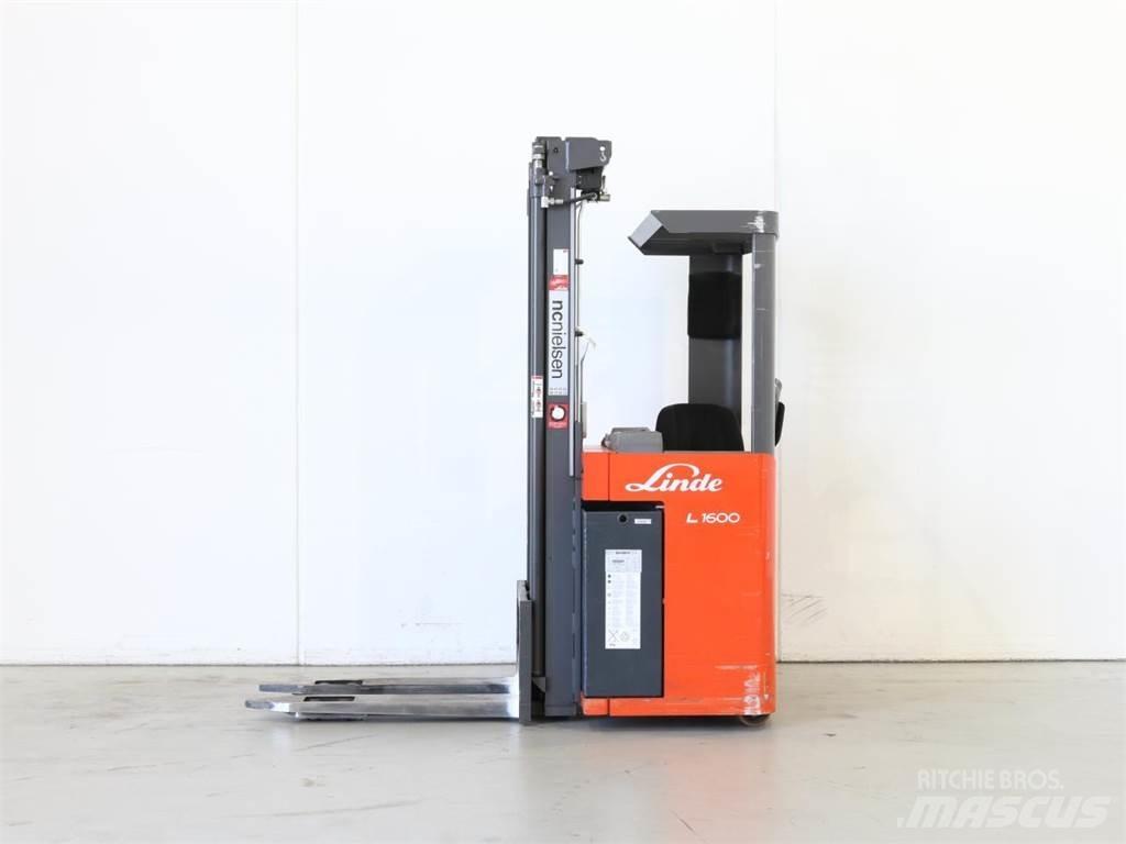 Linde L1600R TTFY Παλετοφόρα πεζού χειριστή με ιστό