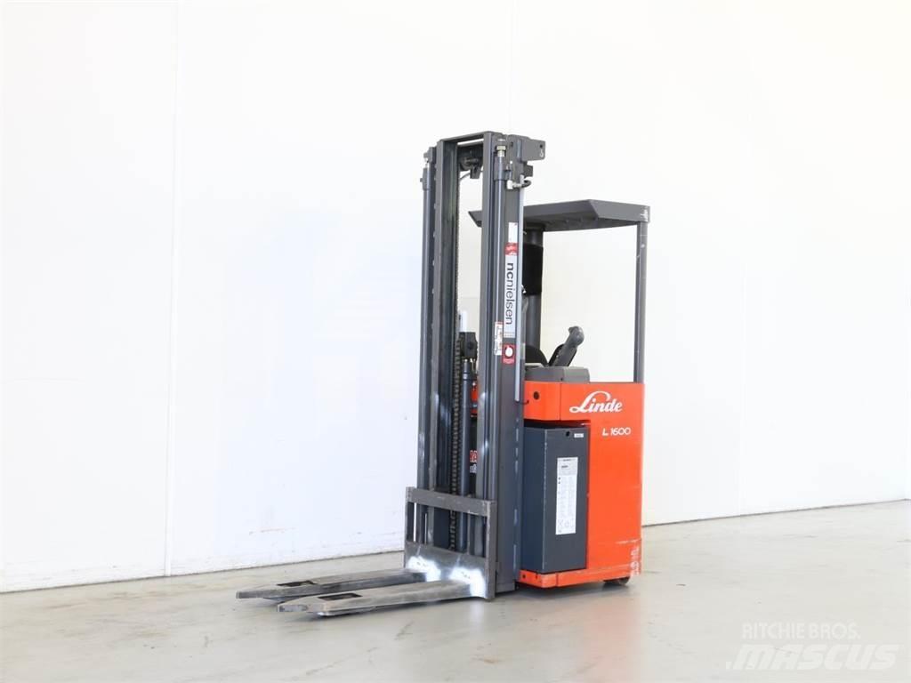 Linde L1600R TTFY Παλετοφόρα πεζού χειριστή με ιστό
