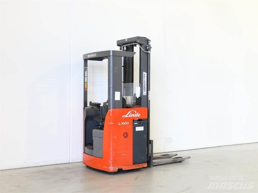 Linde L1600R TTFY Παλετοφόρα πεζού χειριστή με ιστό