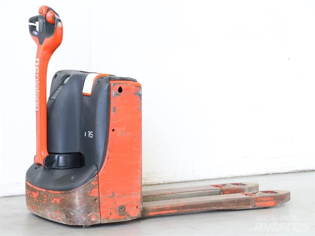 Linde T16/1152 Παλετοφόρα πεζού χειριστή με ιστό