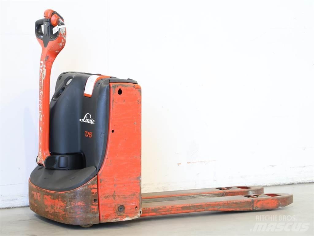 Linde T16/1152 Παλετοφόρα πεζού χειριστή με ιστό