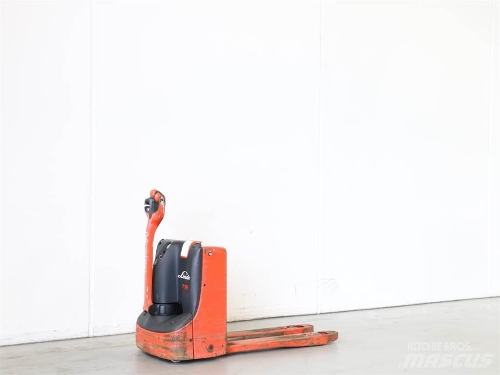 Linde T16/1152 Παλετοφόρα πεζού χειριστή με ιστό