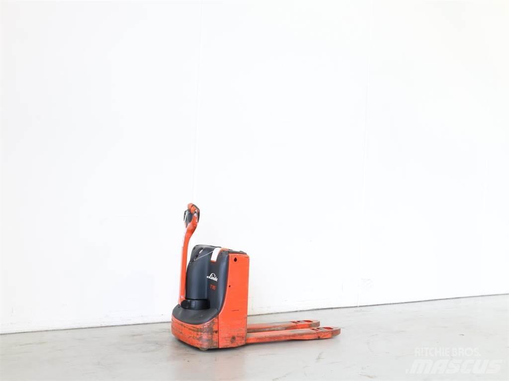 Linde T16/1152 Παλετοφόρα πεζού χειριστή με ιστό