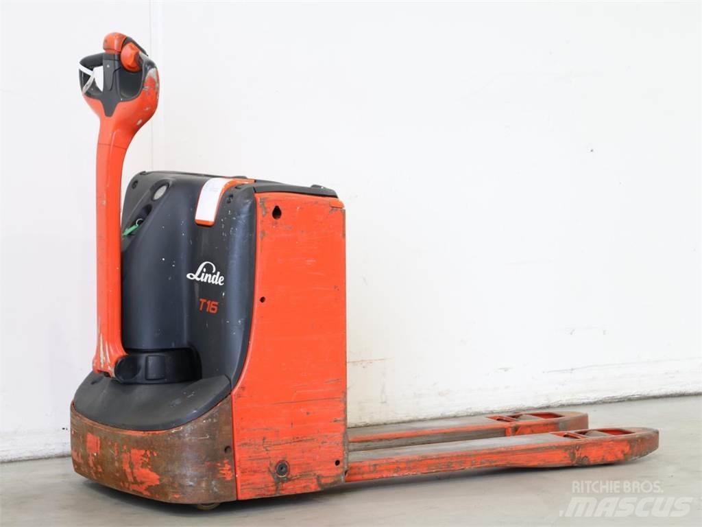 Linde T16/1152 Παλετοφόρα πεζού χειριστή με ιστό