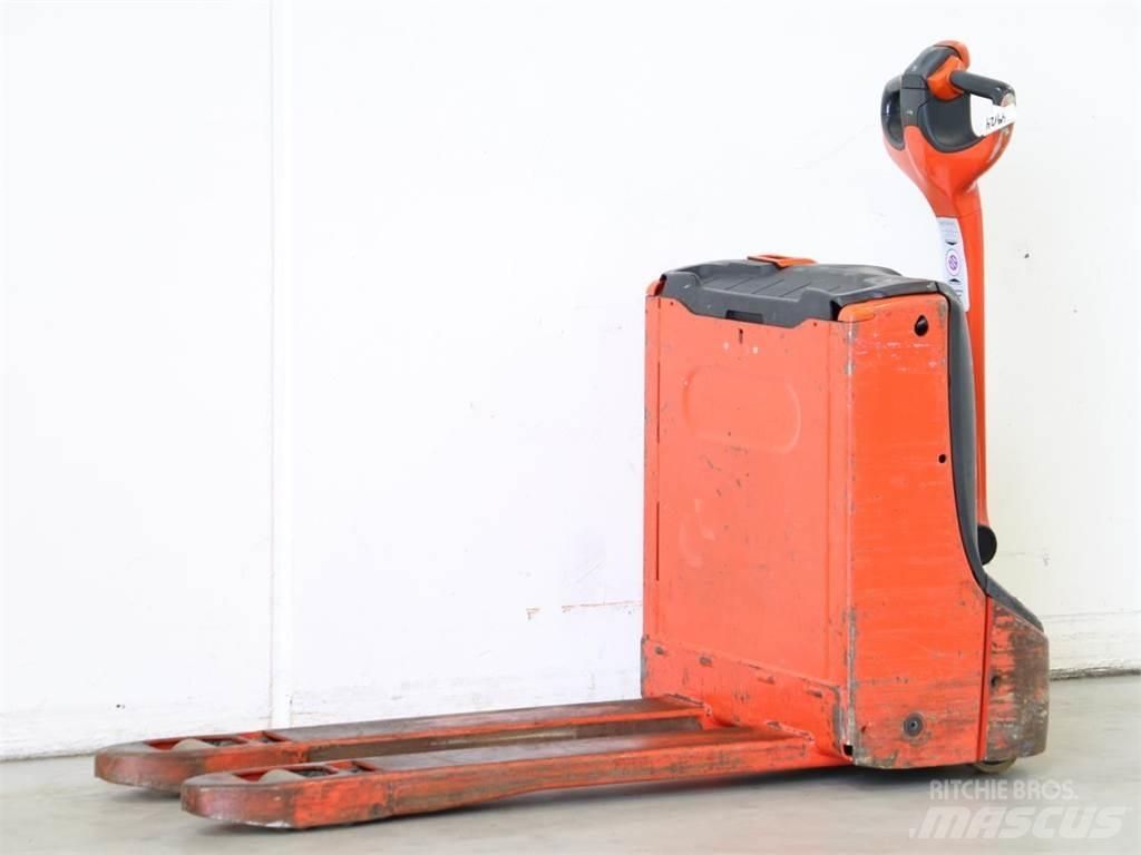 Linde T16/1152 Παλετοφόρα πεζού χειριστή με ιστό