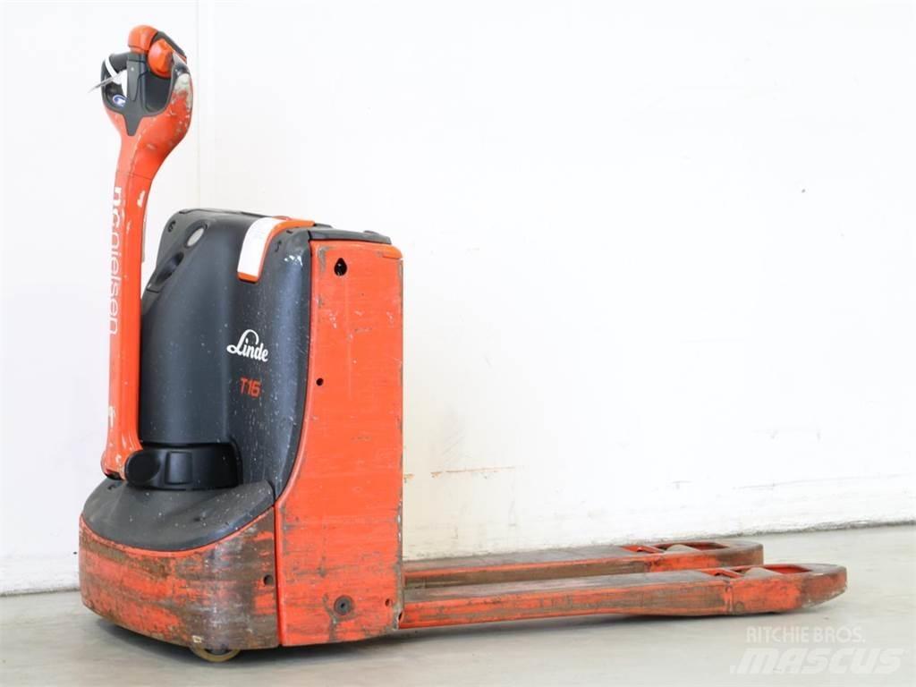 Linde T16/1152 Παλετοφόρα πεζού χειριστή με ιστό