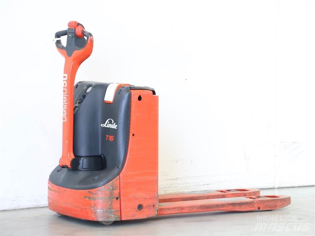 Linde T16/1152 Παλετοφόρα πεζού χειριστή με ιστό