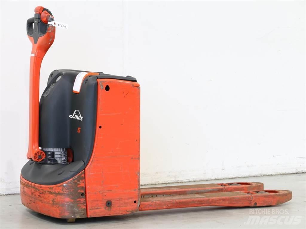 Linde T16/1152 Παλετοφόρα πεζού χειριστή με ιστό