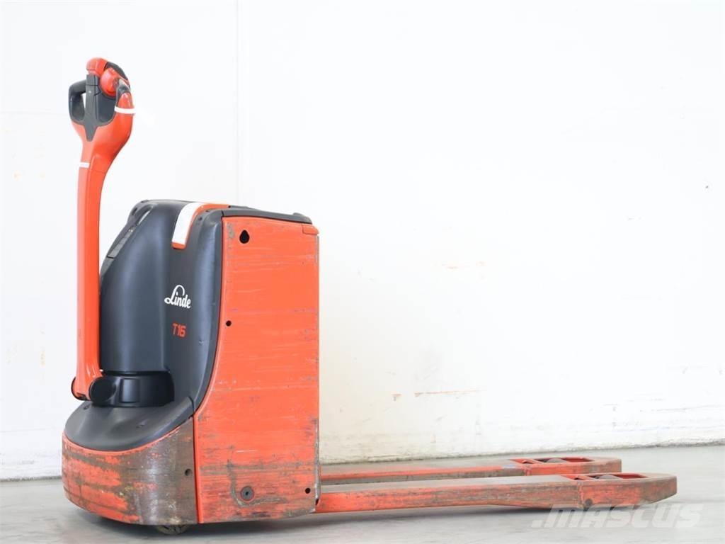 Linde T16/1152 Παλετοφόρα πεζού χειριστή με ιστό