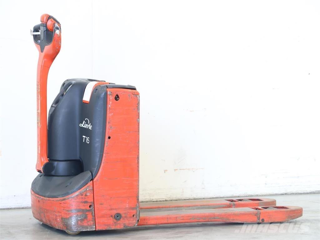 Linde T16/1152 Παλετοφόρα πεζού χειριστή με ιστό