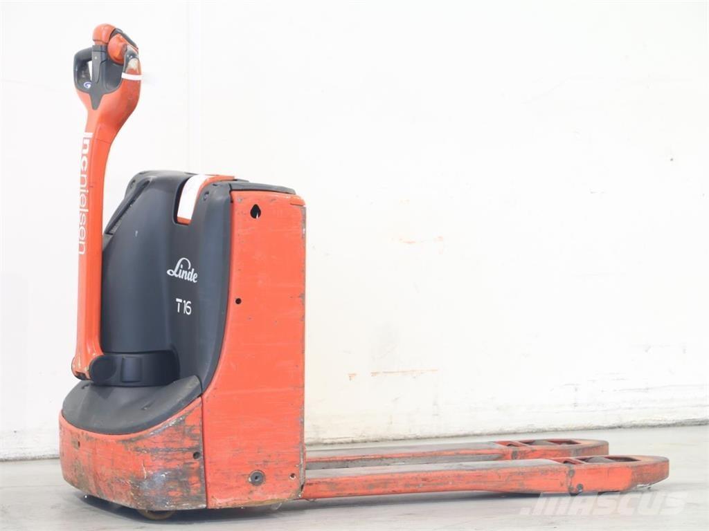Linde T16/1152 Παλετοφόρα πεζού χειριστή με ιστό