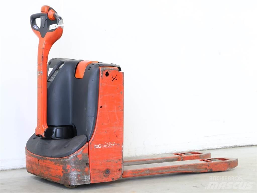 Linde T16/1152-00 Παλετοφόρα πεζού χειριστή με ιστό