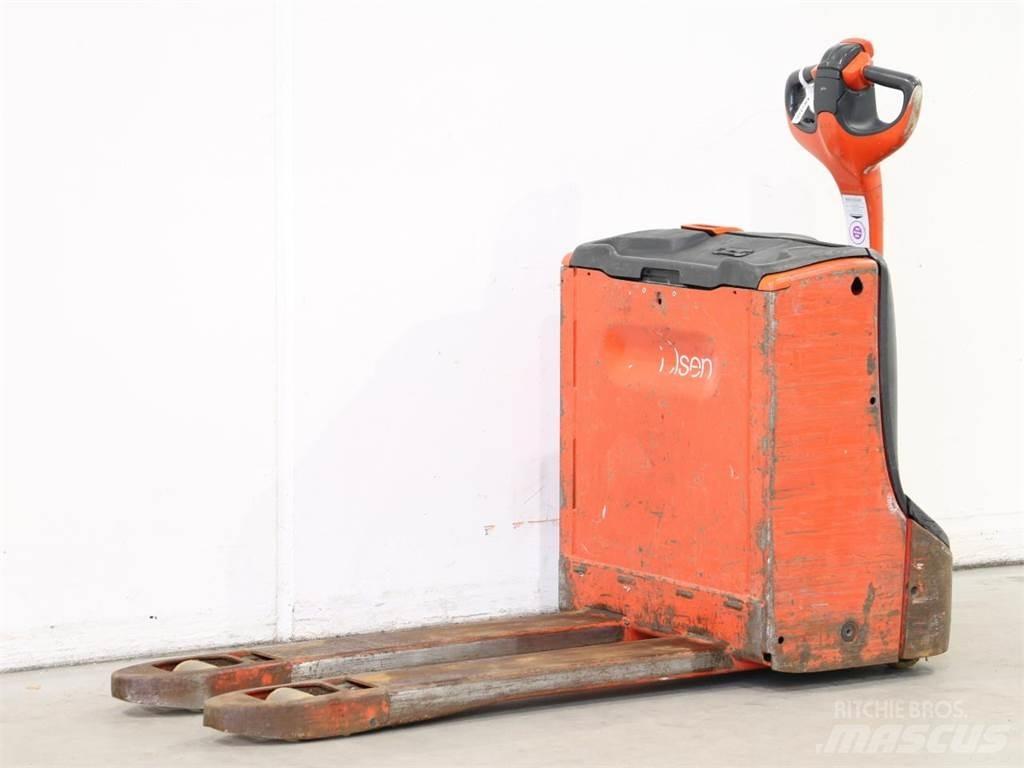 Linde T16/1152-00 Παλετοφόρα πεζού χειριστή με ιστό