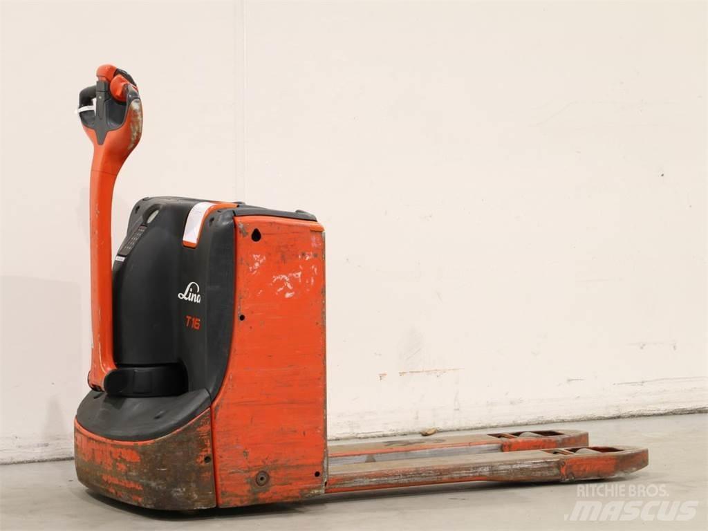 Linde T16/1152-00 Παλετοφόρα πεζού χειριστή με ιστό