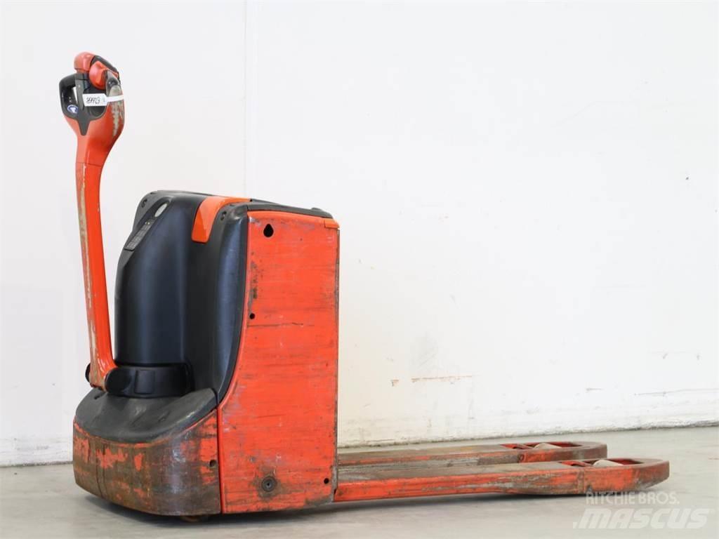 Linde T16/1152-00 Παλετοφόρα πεζού χειριστή με ιστό