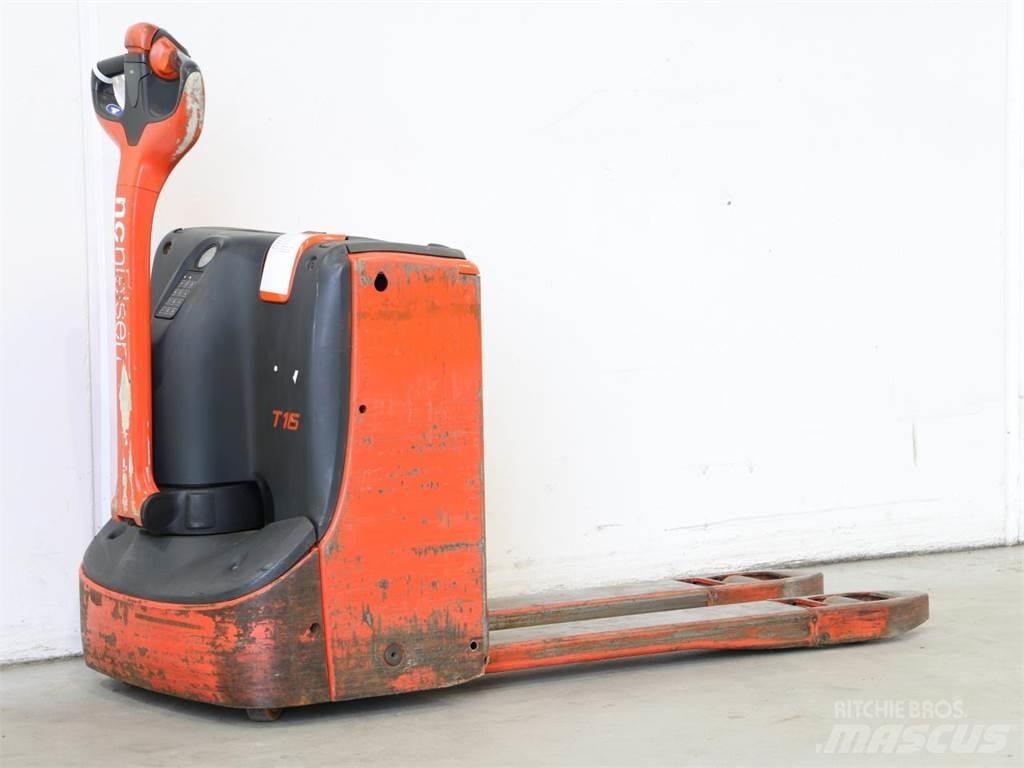 Linde T16/1152-00 Παλετοφόρα πεζού χειριστή με ιστό