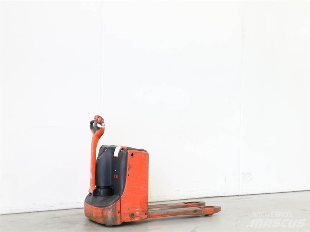 Linde T16/1152-00 Παλετοφόρα πεζού χειριστή με ιστό
