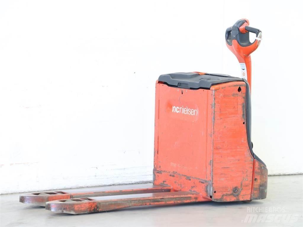 Linde T16/1152-00 Παλετοφόρα πεζού χειριστή με ιστό