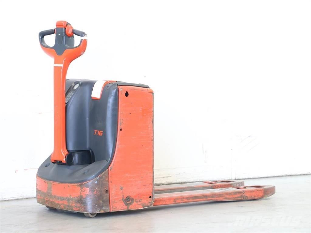Linde T16/1152-00 Παλετοφόρα πεζού χειριστή με ιστό