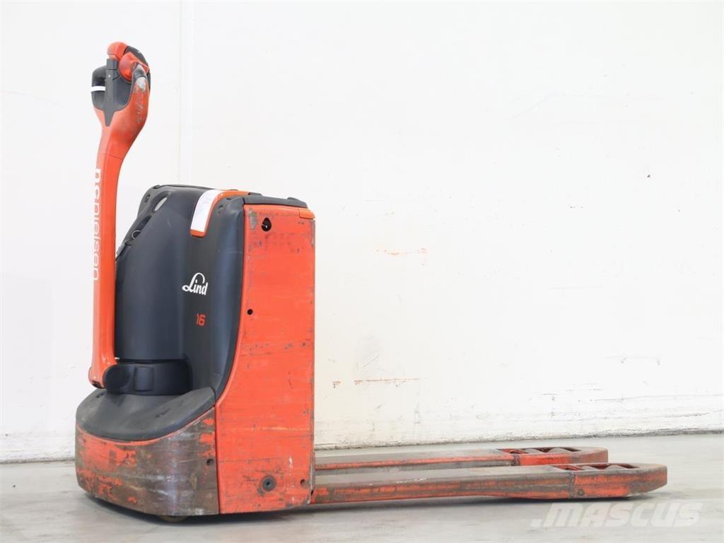 Linde T16/1152-00 Παλετοφόρα πεζού χειριστή με ιστό
