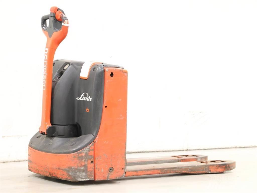 Linde T16/1152-00 Παλετοφόρα πεζού χειριστή με ιστό