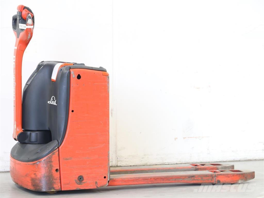 Linde T16/1152-02 Παλετοφόρα πεζού χειριστή με ιστό