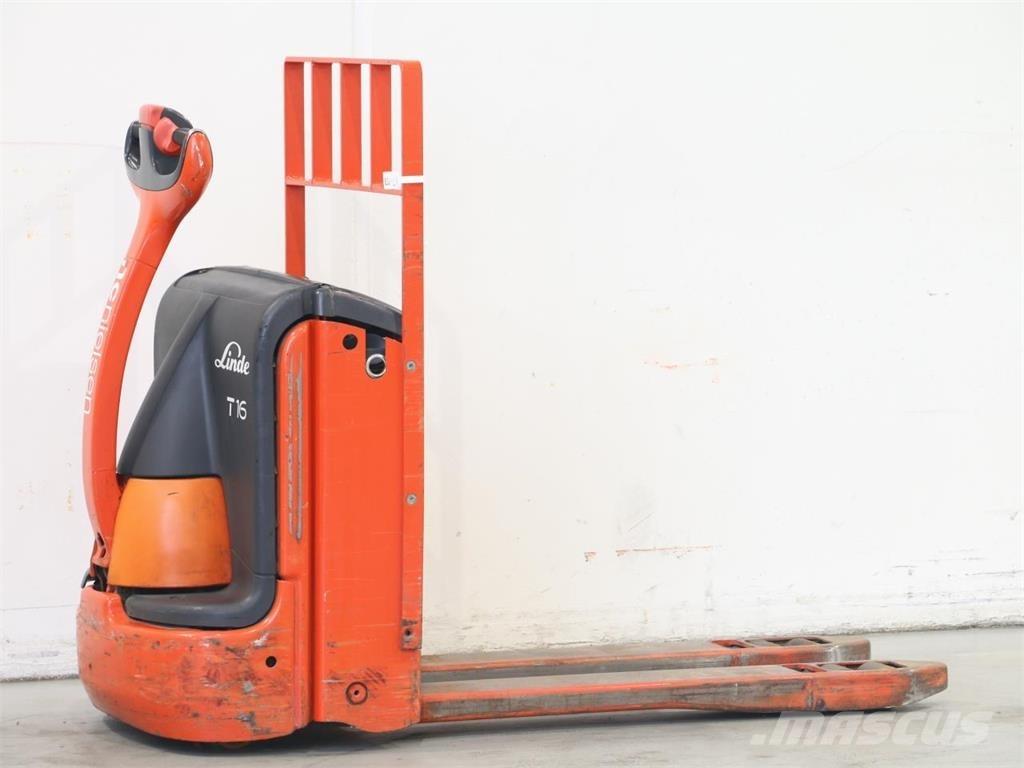 Linde T16/360 Παλετοφόρα πεζού χειριστή με ιστό